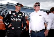 Kyle Busch and RCR team owner Richard Childress at Daytona. Source: Getty